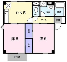 フラワーヒルズの物件間取画像